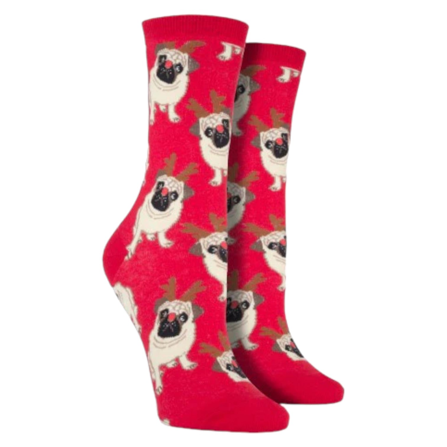 SockSmith Antler Pug Socks - Women's