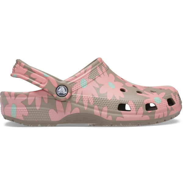 Womens pink online camo crocs