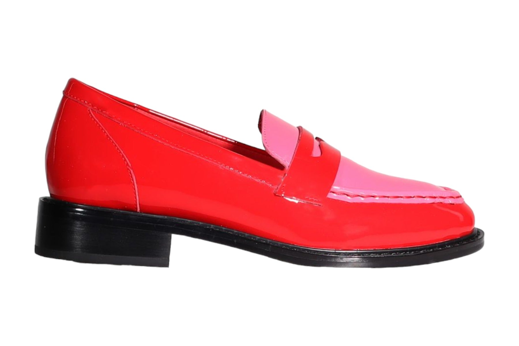 Red penny loafers on sale womens