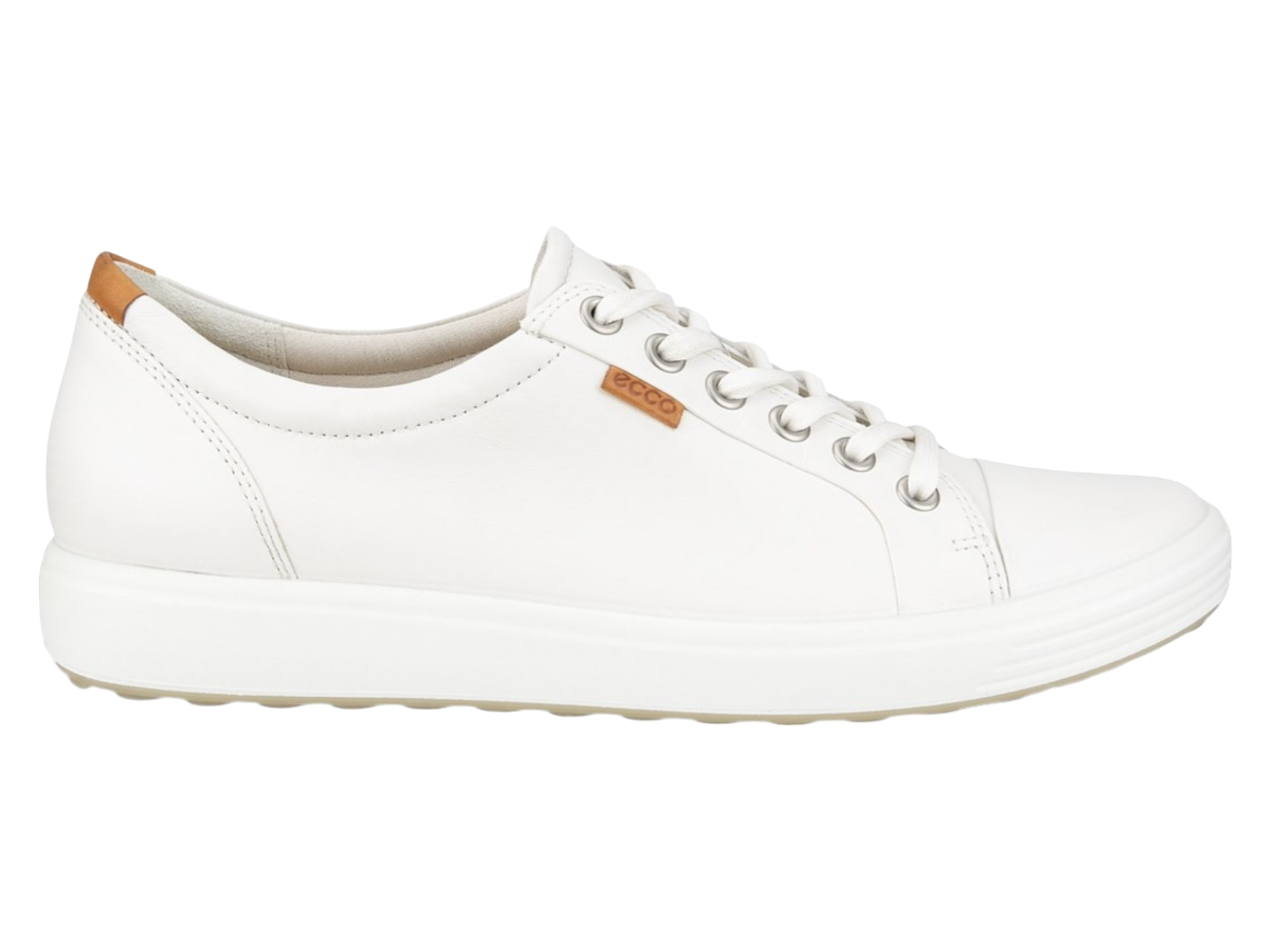 Ecco assamble soft white sneaker