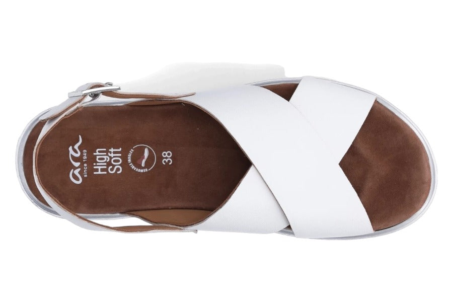 Ara Jenni Crossover Leather Sandal - Women's