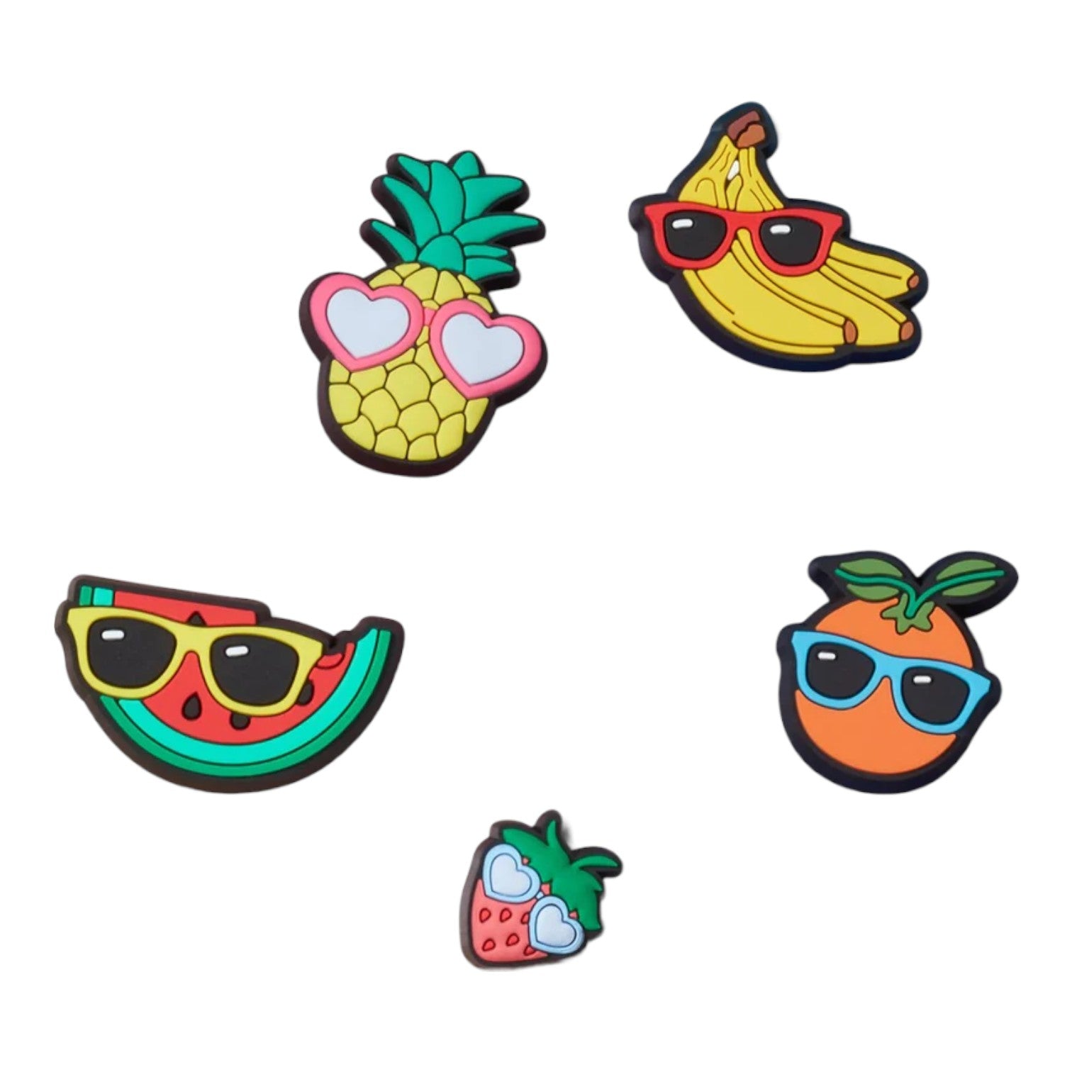 Crocs Jibbitz 5 Pack - Fruit With Sunnies