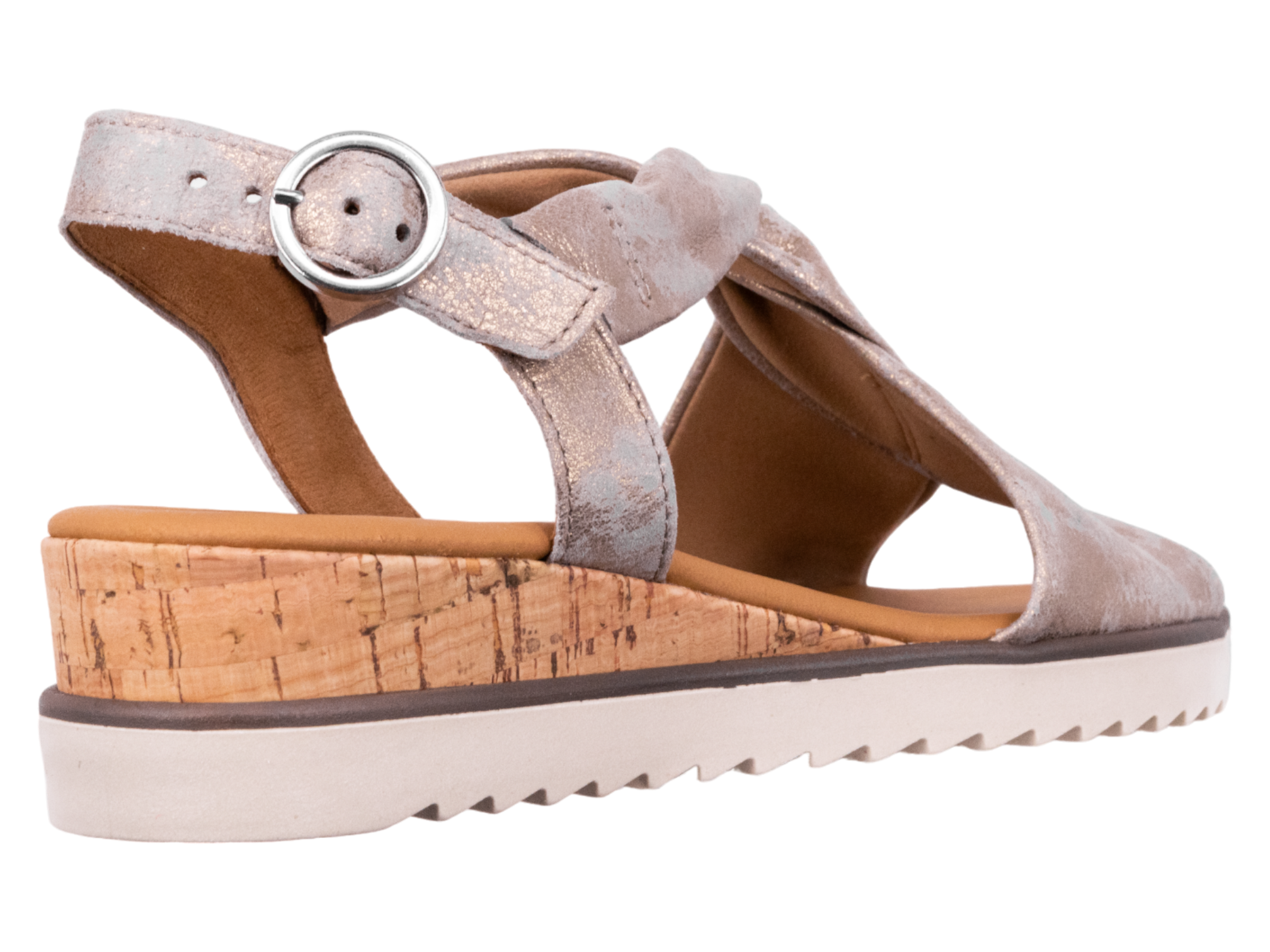 Gabor Tracie Wedge Buckle Sandal - Women's