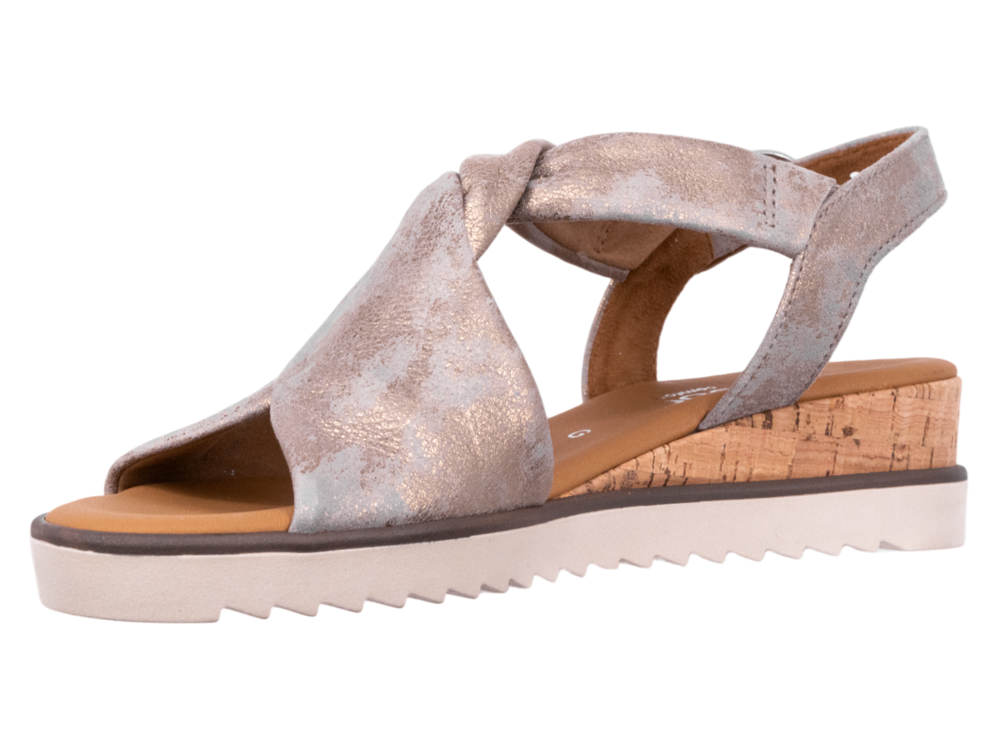 Gabor Tracie Wedge Buckle Sandal - Women's