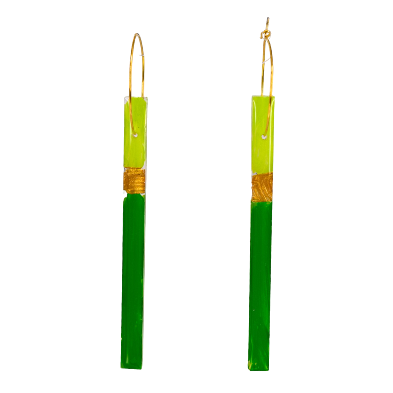 Daylight Design Long Handmade Resin Earrings