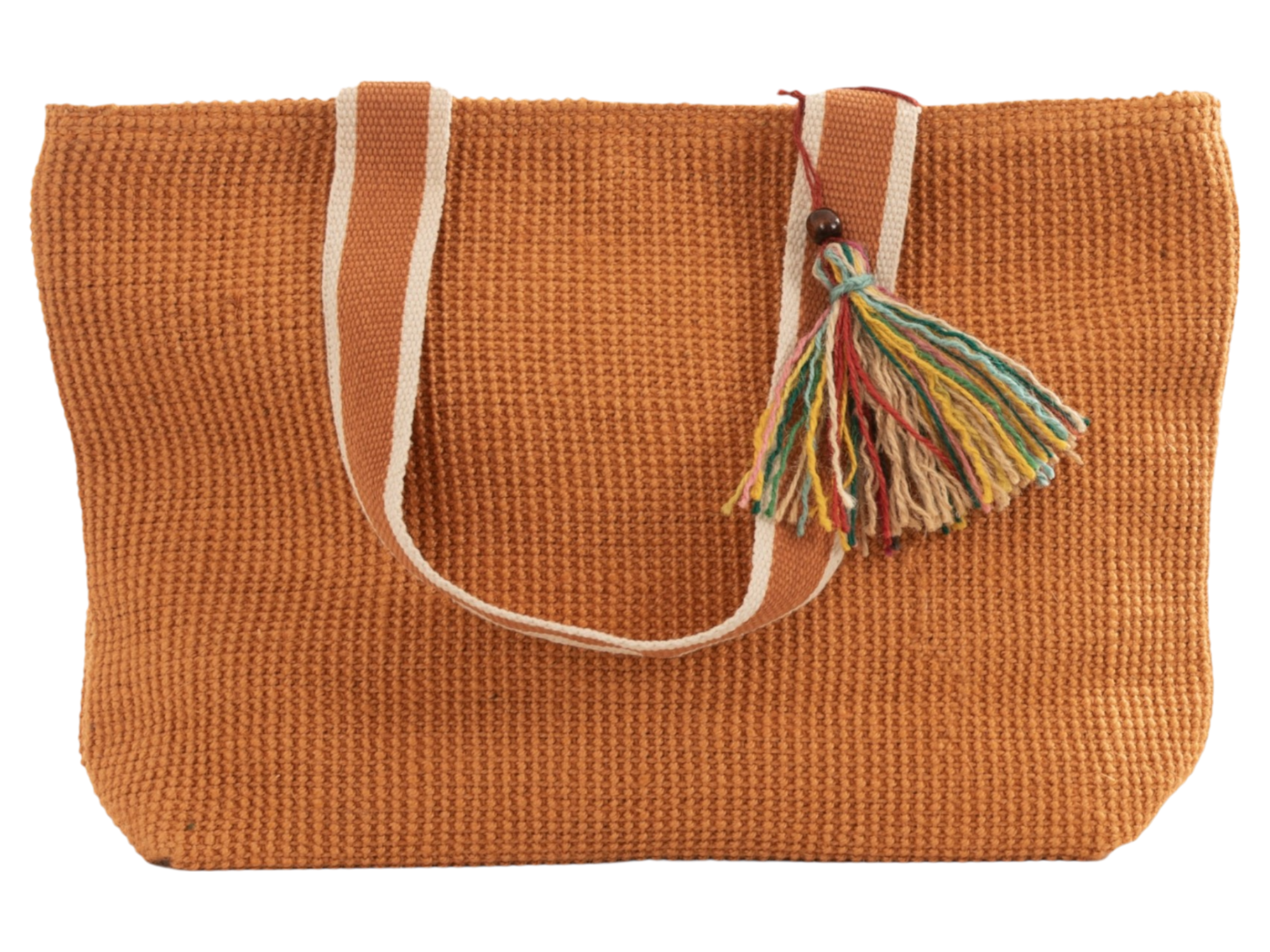 Sassy Duck Jute Tote Block Colour