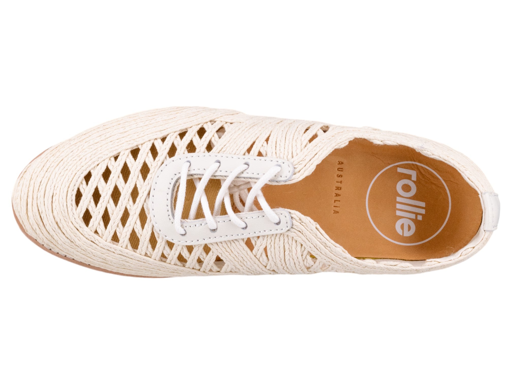 Rollie Derby Raffia Open Weave Sneaker - Women's