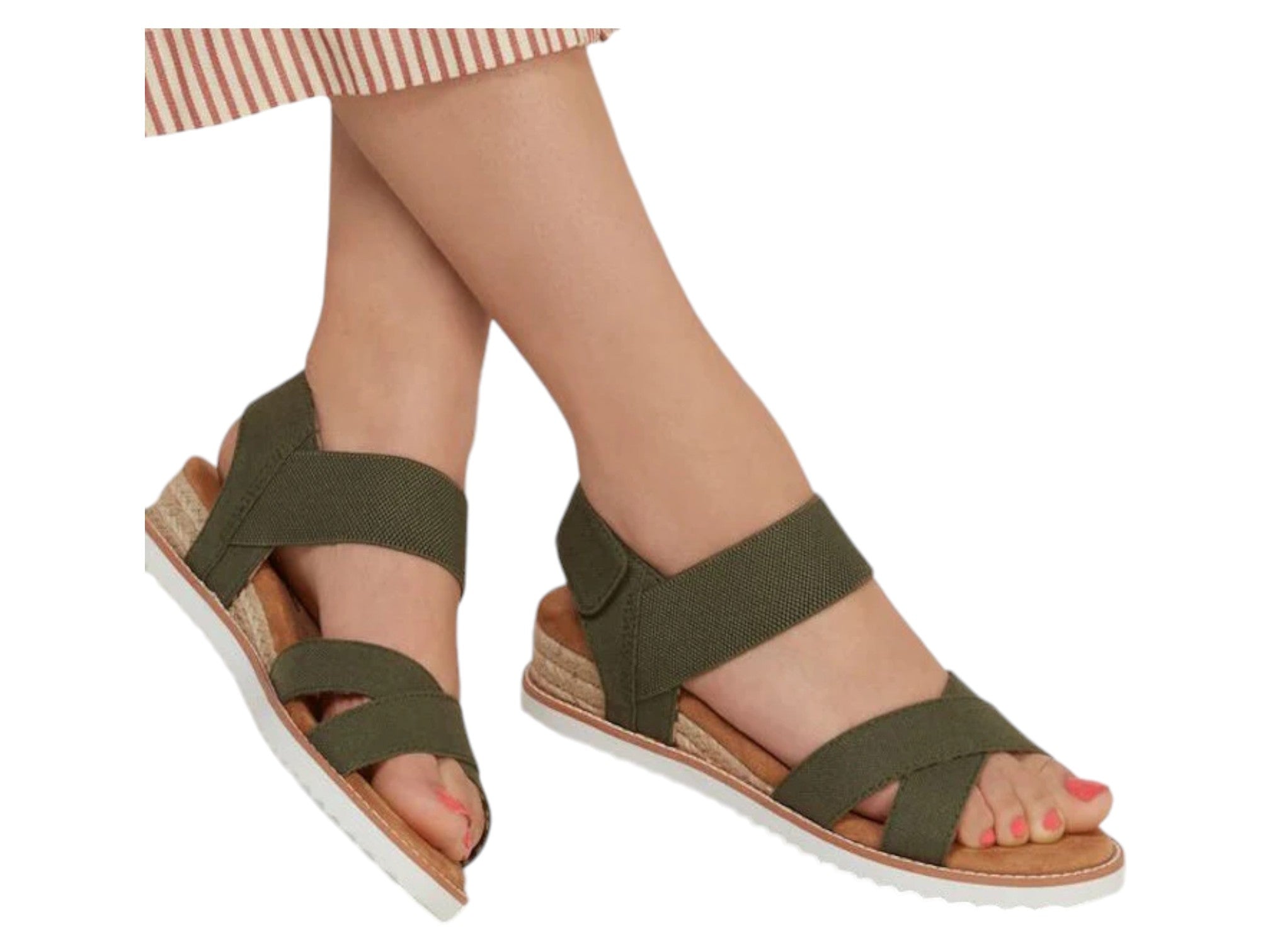 Skechers Desert Kiss Sandals Secret Picnic Wedge Sandal - Women's