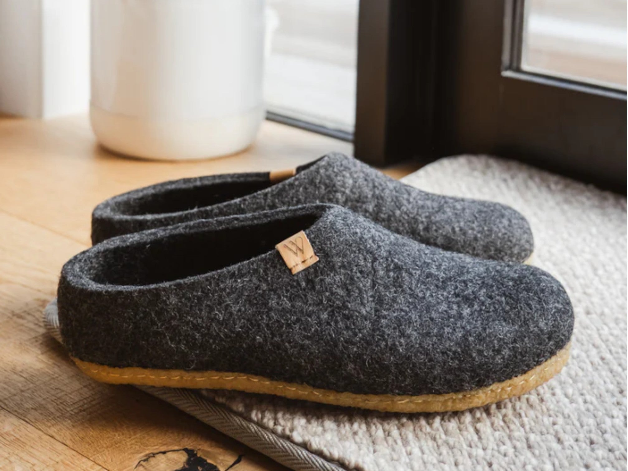 Woolfi Valais Wool Rubber Slipper - Unisex